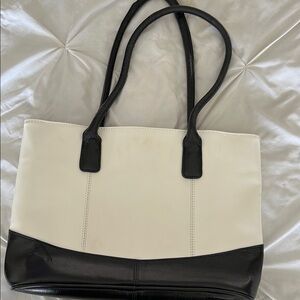 Elegant Black and White Tote Bag